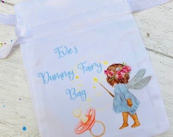 Dummy Fairy Bag- Personalised Dummy Soother Fairy Bag with Collection Receipt & Fairy Gift