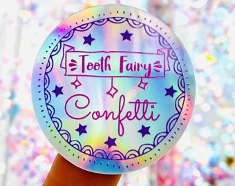 Tooth Fairy Confetti- leave a glittering, magical trail showing where The Tooth Fairy landed when collecting your child’s tooth! First Tooth