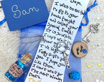 Tooth Fairy Gift Set- Tooth Fairy Letter with Fairy Dust