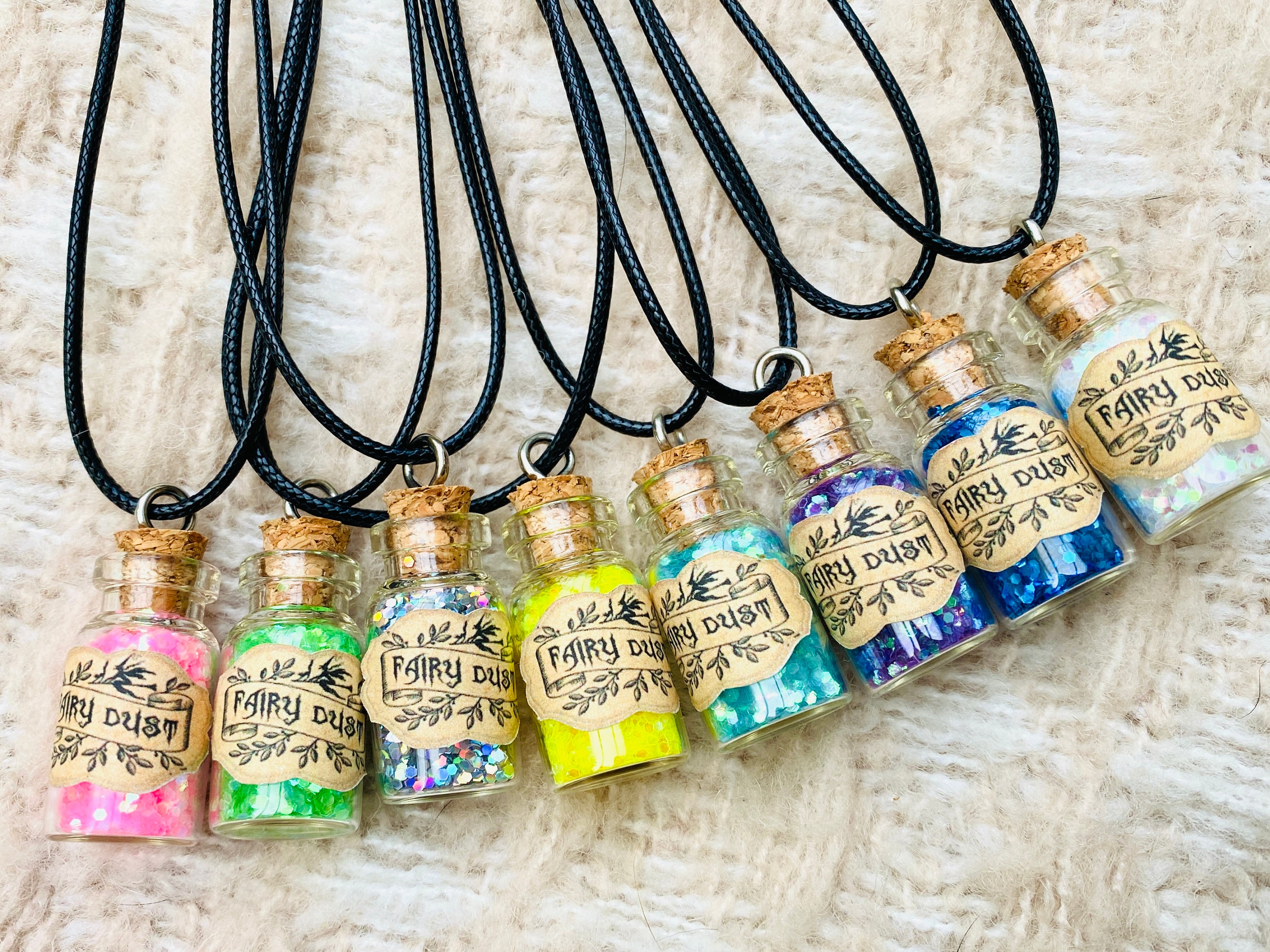 Fairy Dust Necklaces for Fairy Party Bag Fillers | Fairy Party