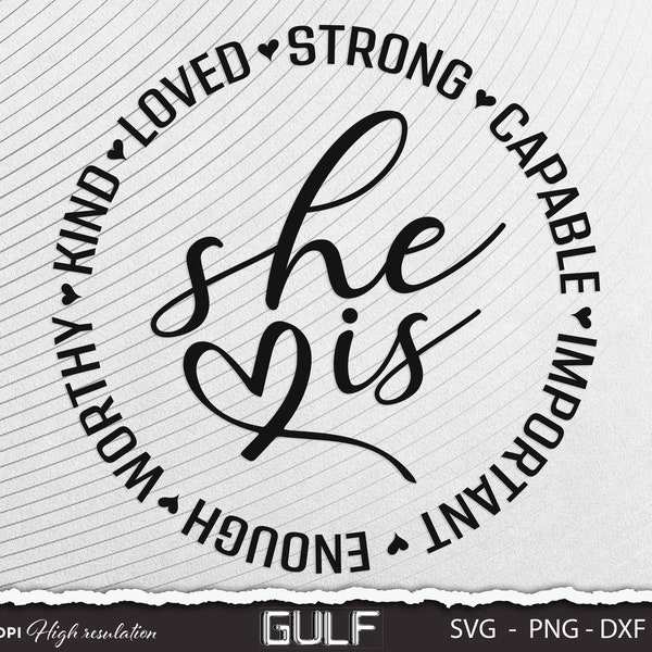 Girly Svg, Motivational Svg, Feminist Svg, She Is Strong Svg, Boss Lady Svg, Christian Svg, Inspirational Svg, Tshirt Svg, Teen Girl Svg
