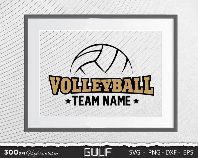 Volleyball Team Name SVG College Volleyball Shirt Svg Etsy