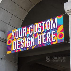Custom Vinyl Banner: Personalized Text & Logo, Weatherproof