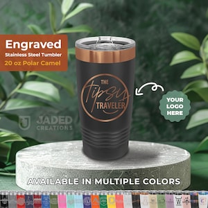 Custom Logo 20 oz Tumblers Custom Name Personalized Engraved Etched Bulk Insulated Stainless Steel Cup Polar Camel Wholesale Company Gifts