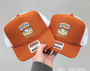 Custom Logo Foam Trucker Hat: Printed Design, Company Merch Trip Gear