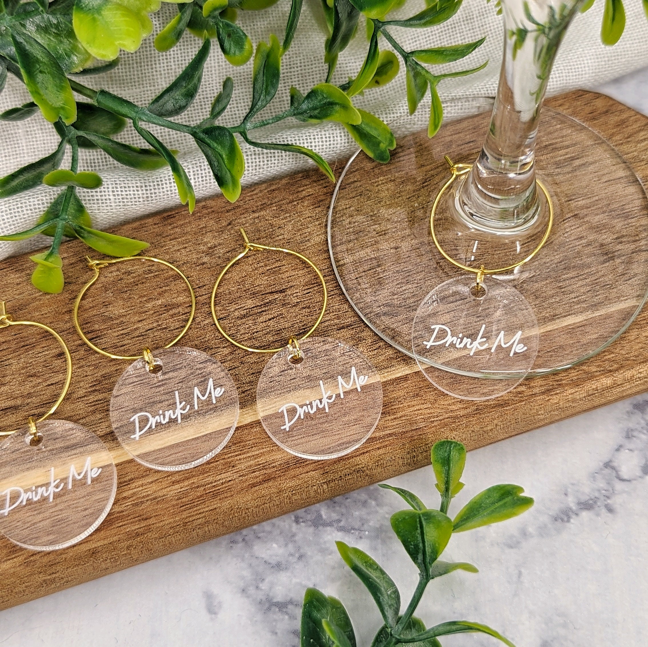 Personalized Wine Glass Charms - My Turn for Us