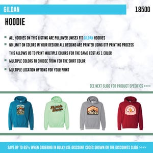 Custom Logo Hoodie Personalized Bulk Apparel Branded Company Merch Pullover Hooded Sweatshirt Gildan image 2