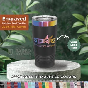 Custom Logo 20 oz Tumblers Custom Name Personalized Engraved Etched Bulk Insulated Stainless Steel Cup Polar Camel Wholesale Company Gifts