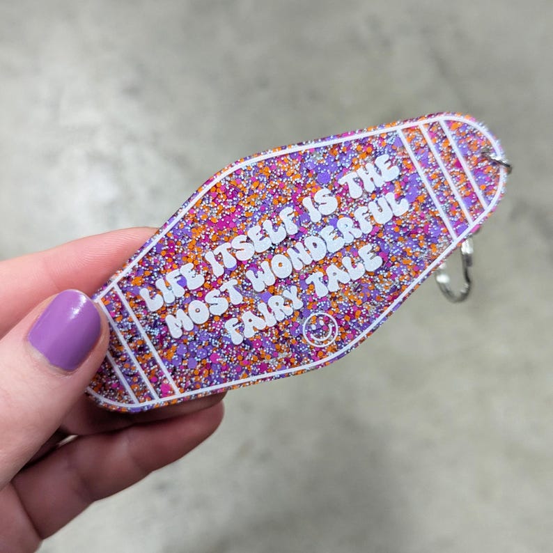 Custom Acrylic Motel Keychain: Personalized Retro Car Accessory Single and Double Sided image 13