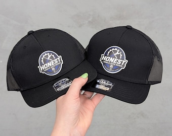 Custom Logo Patch Trucker Hat: Vegan Leatherette Otto Cap