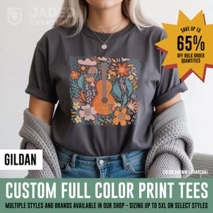 Custom Logo Gildan T-Shirt: Bulk Apparel, Full Color Print image 1