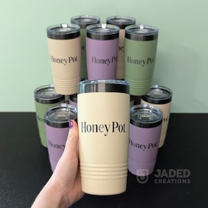 Custom Logo Tumblers 20 oz Name Personalized Engraved Etched Bulk Insulated Stainless Steel Travel Cup Wholesale Custom Design Gift
