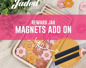 Custom Reward Jar Magnets Add On Classroom Teacher Star Jar Chore Chart Gifts for Kids Fridge