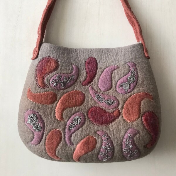 Wool Felt Bags Etsy