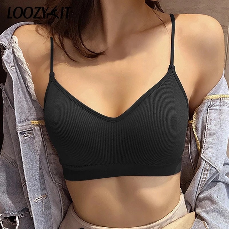 Cutout Bralette Sports Bra Crop Top Caged Strappy Criss Cross Cleavage  Workout