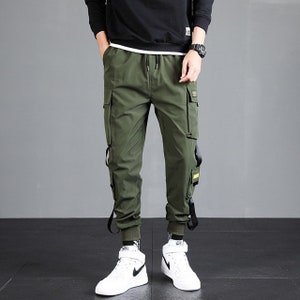 Harem Joggers Men's Cargo Pants Techwear Streetwear - Etsy