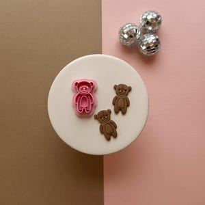 Teddy Bear Clay Cutter | Polymer Clay Shapes | Valentine Shapes