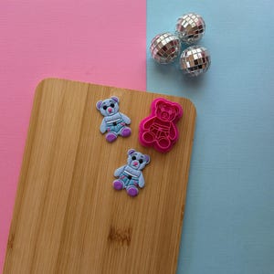 90&#39;s Doodle Bear Clay Cutter | Polymer Clay Shapes | Nostalgia | 90&#39;s