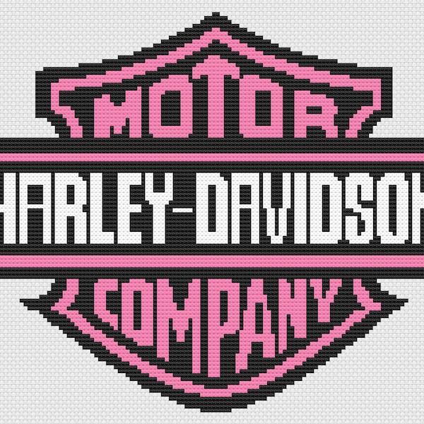 Harley Davidson Counted Cross Stitch Patterns - Etsy