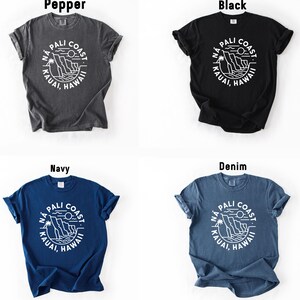 four different types of t - shirts on a white background