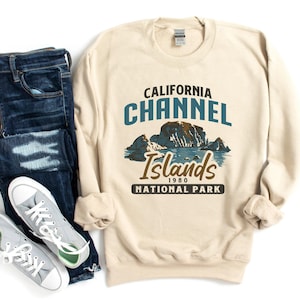 Channel Islands Sweatshirt Unisex Crewneck, Channel Islands National Park California Sweatshirt
