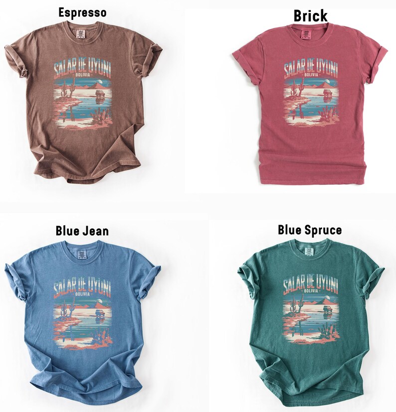 a group of four t - shirts with the names of different types of t -
