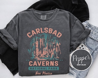Carlsbad Caverns National Park Shirt, Carlsbad Caverns New Mexico, Comfort Colors T-Shirt, Hoodie, Sweatshirt, Long Sleeve, Kids Tee, Nature