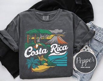 Costa Rica Shirt, Comfort Colors T-Shirt, Hoodie, Sweatshirt, Long Sleeve, Kids Tee, Tropical Adventure