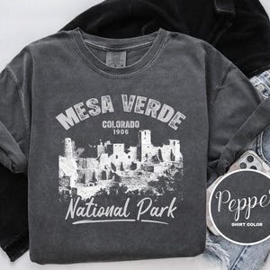 Mesa Verde National Park Shirt, Colorado, Comfort Colors T-Shirt, Hoodie, Sweatshirt, Long Sleeve, Kids Tee, Nature Hiking
