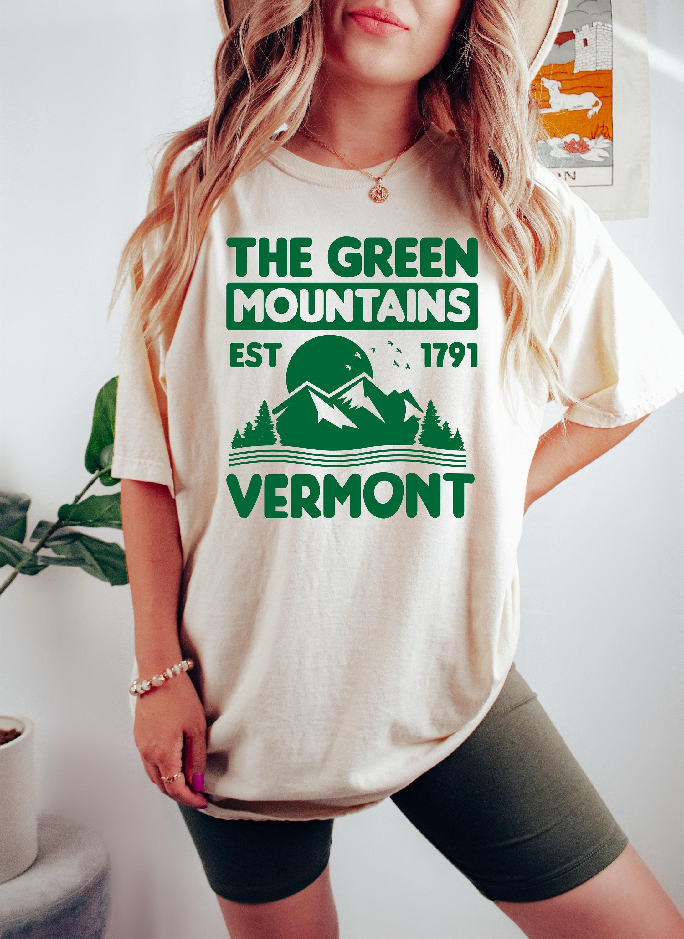 Green Mountains Vermont Shirt, Comfort Colors T-shirt, Hoodie