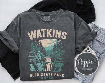 Watkins Glen State Park Shirt, New York, Comfort Colors T-Shirt, Hoodie, Sweatshirt, Long Sleeve, Kids Tee, Nature Adventure