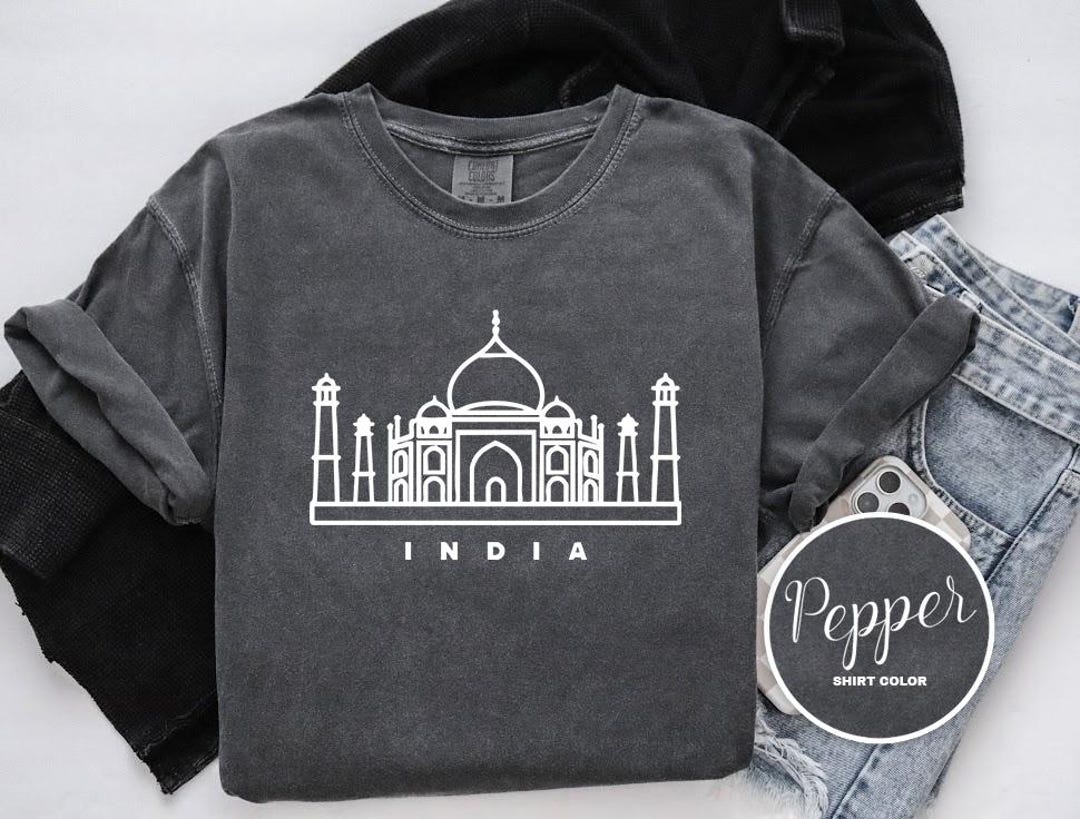Taj Mahal India T-Shirt for Men – Heritage-Inspired Patriotic Tee