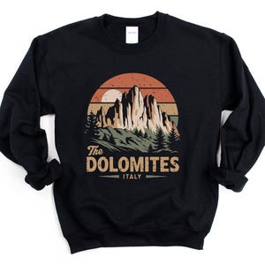 The Dolomites Sweatshirt Unisex Crewneck, Dolomites Italy Sweatshirt