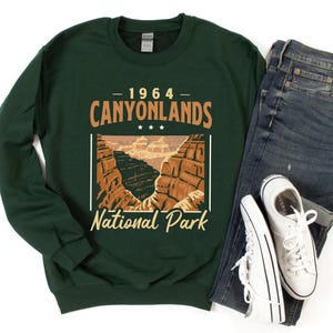 Canyonlands Sweatshirt Unisex Crewneck, Canyonlands National Park Utah Sweatshirt