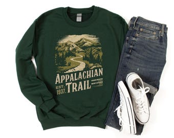 Appalachian Trail Sweatshirt Unisex Crewneck, Appalachian Trail Sweatshirt