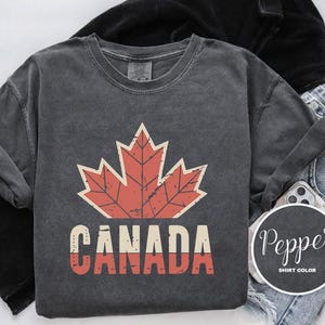 Kanada Ahornblatt Comfort Farben T-Shirt, Langarm, Sweatshirt, Hoodie, Kinder T-Shirt
