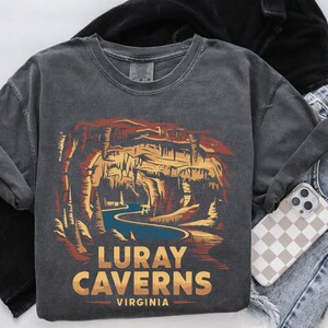 Luray Caverns Shirt, Virginia, Comfort Farben T-Shirt, Hoodie, Sweatshirt, Langarm, Kinder T-Shirt, Natur Abenteuer