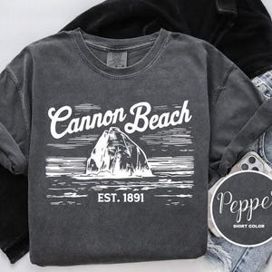 Cannon Beach Oregon Shirt, Comfort Colors T-Shirt, Hoodie, Sweatshirt, Long Sleeve, Kids Tee, Coastal Adventure