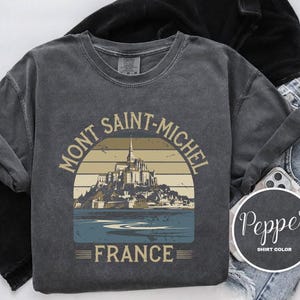 Mont St Michel Shirt - Etsy