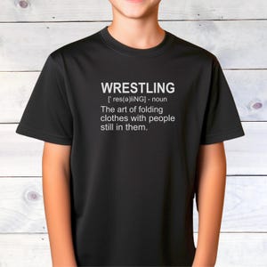 Funny Youth Wrestling Shirt - Wrestler Shirt - Wrestling Match Day - Wrestling Practice Shirt - Gift for Wrestler - Wrestling Gifts