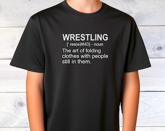 Funny Youth Wrestling Shirt - Wrestler Shirt - Wrestling Match Day - Wrestling Practice Shirt - Gift for Wrestler - Wrestling Gifts