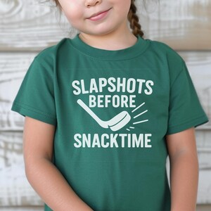 Funny Toddler Hockey Shirt - Cute Gift for Hockey Player - Kids Ice Hockey Tee - Youth Ice Rink Humor Gift - Funny Game Day Sports Shirt