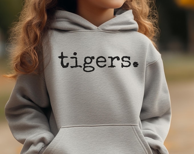 Custom Mascot Game Day Hoodies and Shirts - School Team Spirit Shirt - Personalized Sports Team Name Wear - Youth and Adults Sports Fan Gift