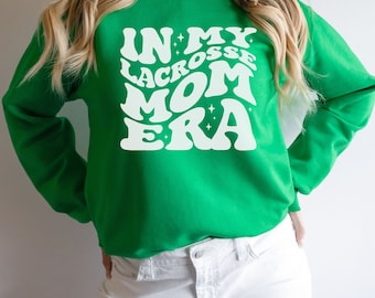 Lacrosse Mom Era Sweatshirt - Game Day Lacrosse - LAX Mom Sweatshirt - Lacrosse Mom Crewneck Sweatshirt - Gift for Mom - LAX Mama