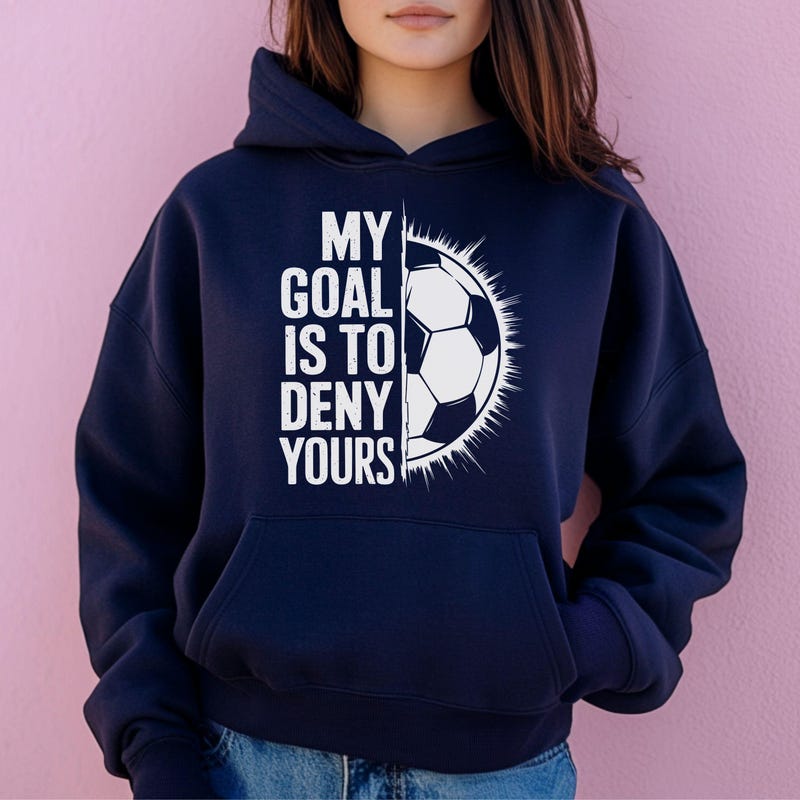 1A Girls Soccer Hoodie - Athletic Heather main image 0