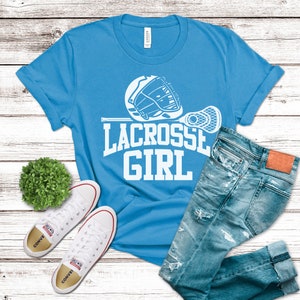 Women's Lacrosse Shirt - Lacrosse Player Gift - Ladies Lacrosse Gift - Game Day Shirt - Lacrosse Apparel - LAX Sports Shirt for Her