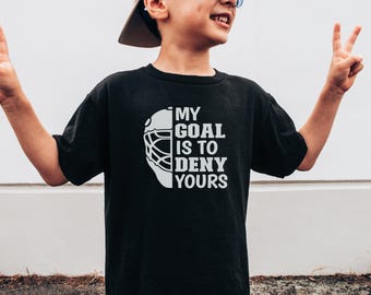 Hockey Goalie Shirt - Hockey Goalie Gift - Hockey Game Day Shirt - Ice Hockey Goalie T-shirt -  Gift for Hockey Player - Youth Hockey Tee