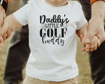 Daddy's Little Golf Buddy Shirt - Golf Gift - Golf Baby Clothes- Golf Birthday Party - Golf Gifts for Dad - Toddler Golf - Infant Golf
