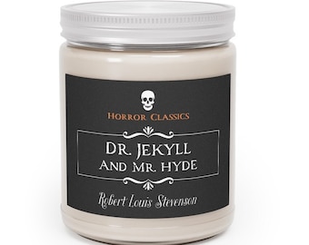 Dr. Jekyll and Mr. Hyde | Scented Candle | Robert Louis Stevenson | Aromatherapy Candle | 9.0 Ounces | Classic Book | Literary Gift