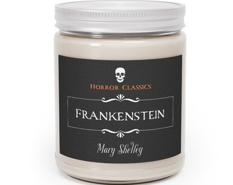 Frankenstein | Mary Shelley | Scented Candle | Aromatherapy Candle | 9.0 Ounces | Classic Book | Literary Gift